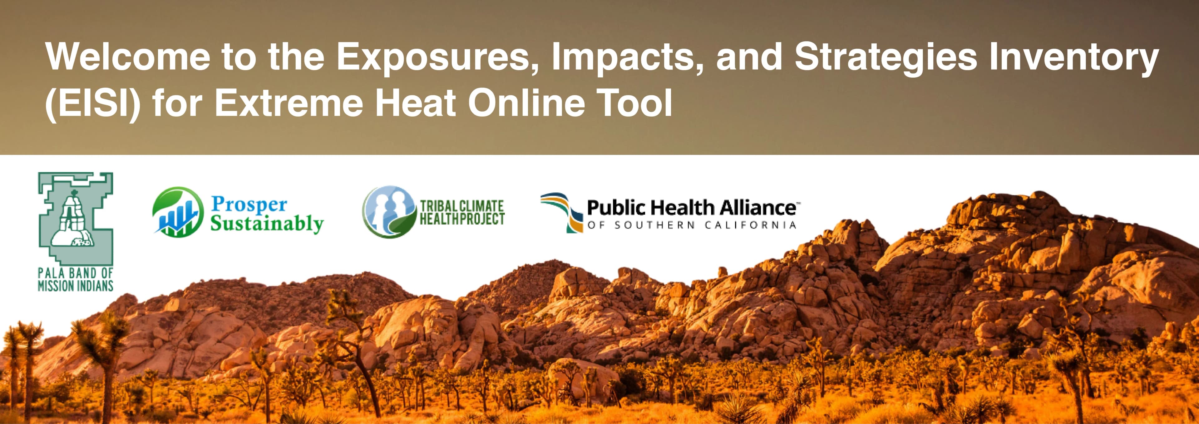 Welcome to the Exposures, Impacts, and Strategies Inventory (EISI) Tool for Extreme Heat